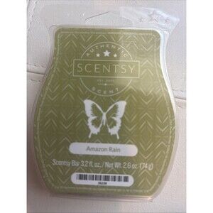 Scentsy “Amazon Rain” Wax Bar Melt 3.2 fl oz, RARE